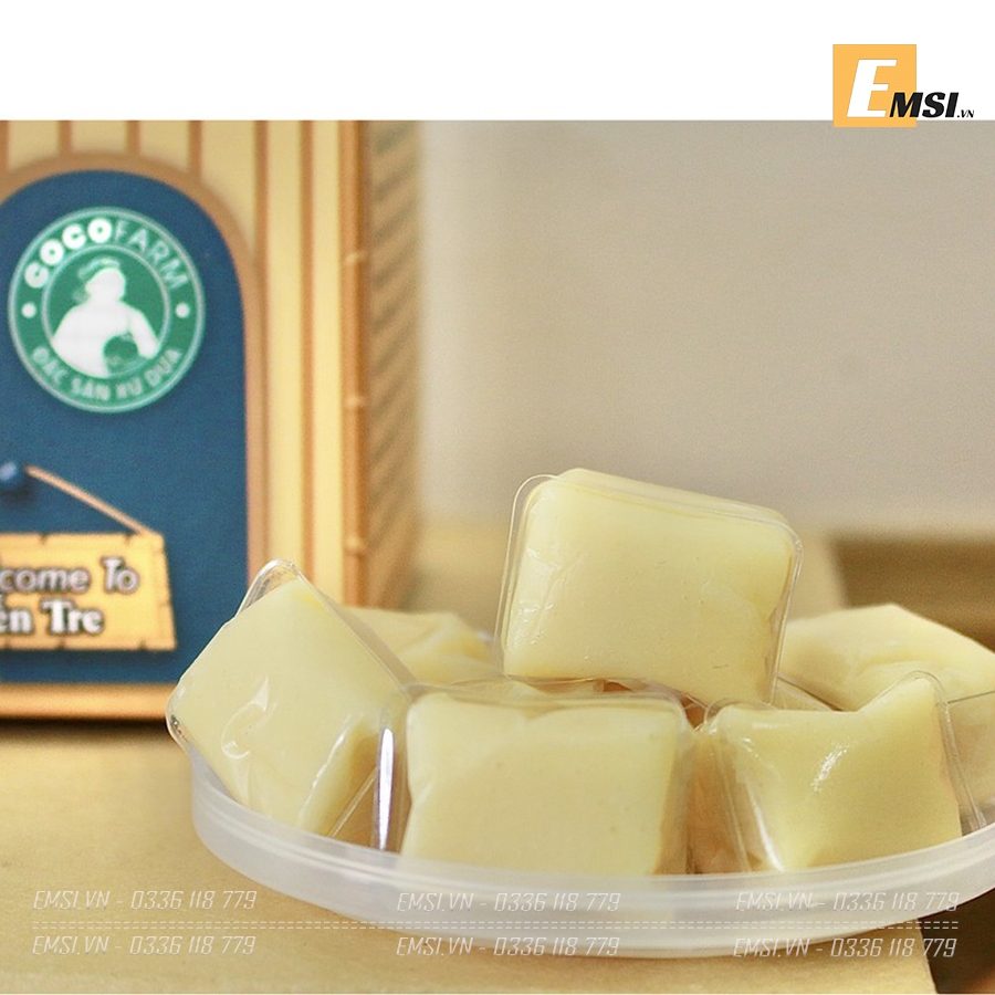 Đặc sản: Kẹo dừa sáp bịch zip 180g