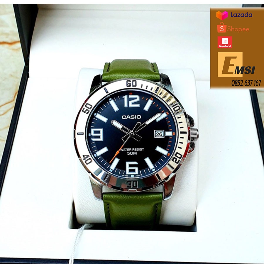 Đồng hồ Casio Nam MTP-VD01L-3BVUDF - Mới