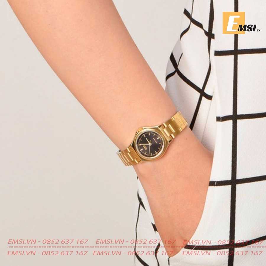 Đồng Hồ Cặp Đôi Casio MTP-1130N-1ARDF & LTP-1130N-1ARDF Dây Kim Loại, Size mặt Nam 36,6mm & Nữ 25,5mm EMSI.VN