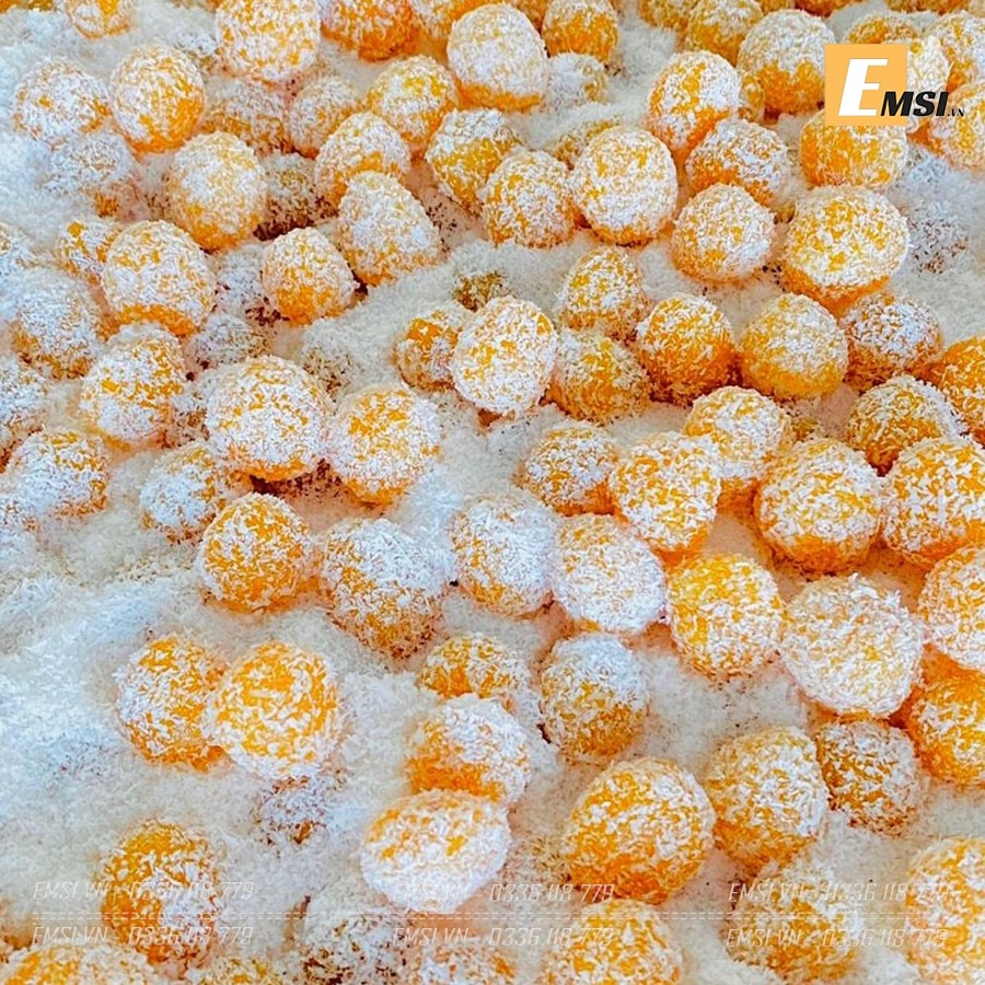 Đặc sản: Kẹo Khóm phủ cơm dừa sấy hủ 400gr