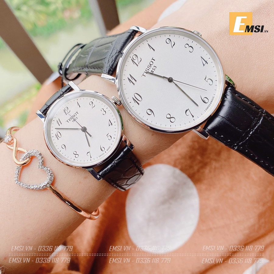 Đồng hồ Nam & Nữ Tissot T109.410.16.032.00 & T109.210.16.032.00