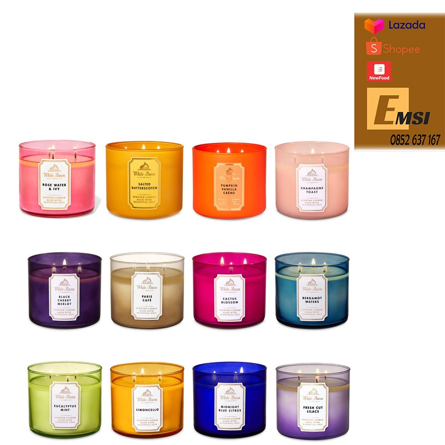 Nến thơm 3 tim BATH & BODY WORKS 500g của Mỹ