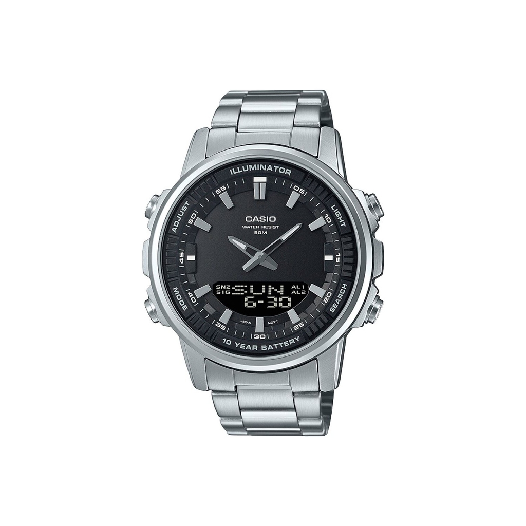 AMW-880D-1AVDF | Đồng Hồ Casio | Dây Kim Loại