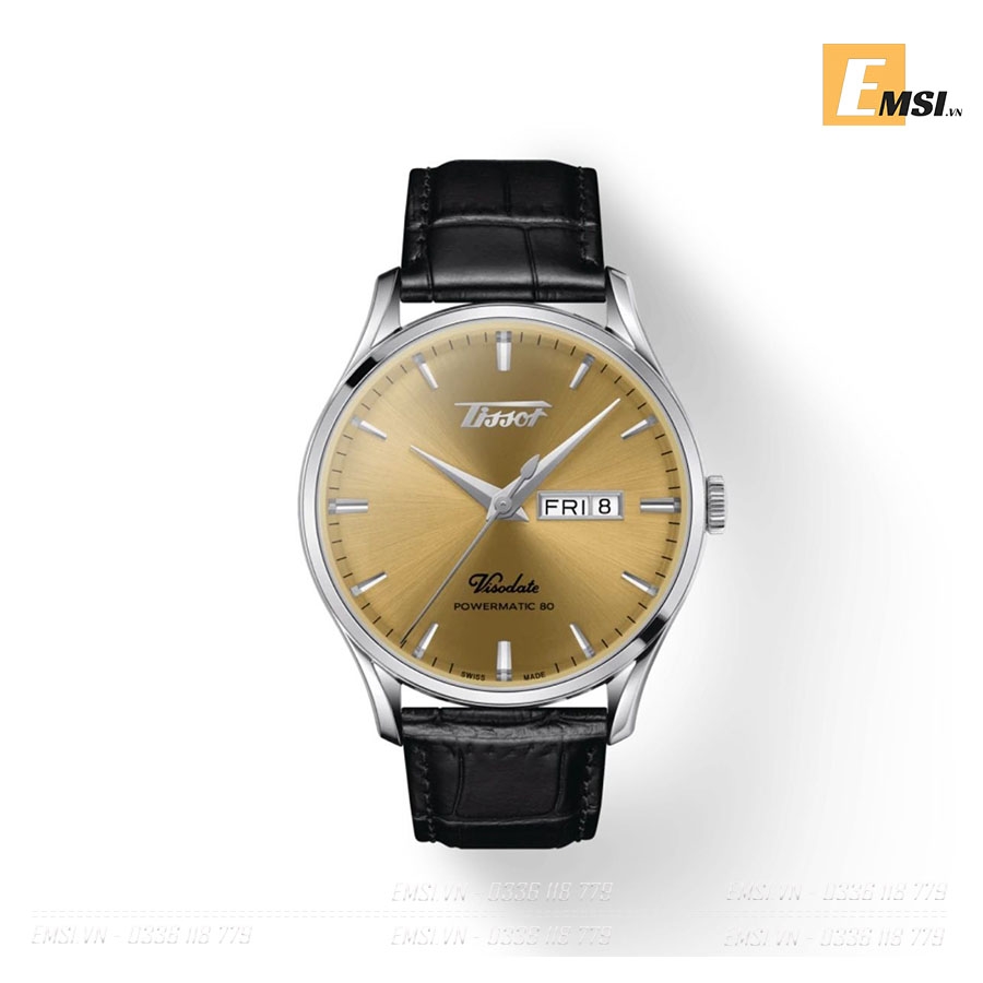 Tissot T118.430.16.021.00 - Đồng Hồ Nam - Powermatic 80 - Size Mặt 42mm - Kính Sapphire - Dây Da - Chống Nước 5ATM