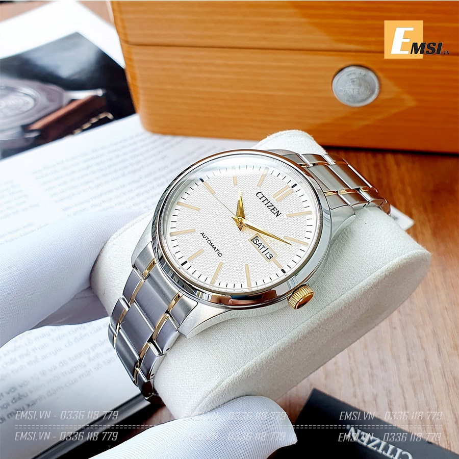 Đồng Hồ Citizen NH7524-55A Nam Máy Cơ Kính Sapphire 40mm