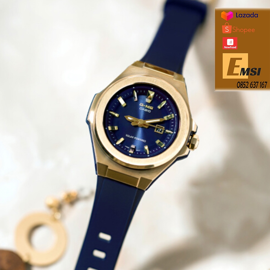 Đồng hồ Casio Baby-G Nữ MSG-S500G-2A -Tough Solar - Cao Su - 10ATM