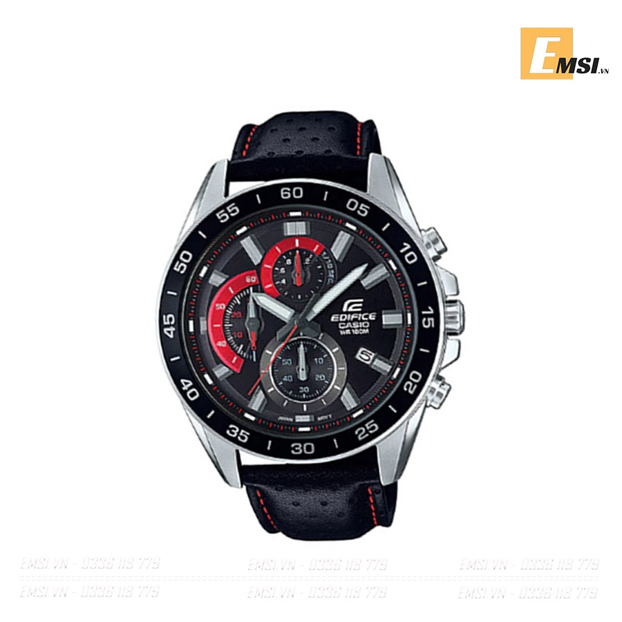 Casio Edifice EFV-550L-1AVUDF - Đồng Hồ Nam - Pin / Quartz - Kính Khoáng - Size Mặt 47mm - Bảo Hành 5 Năm - Chính Hãng