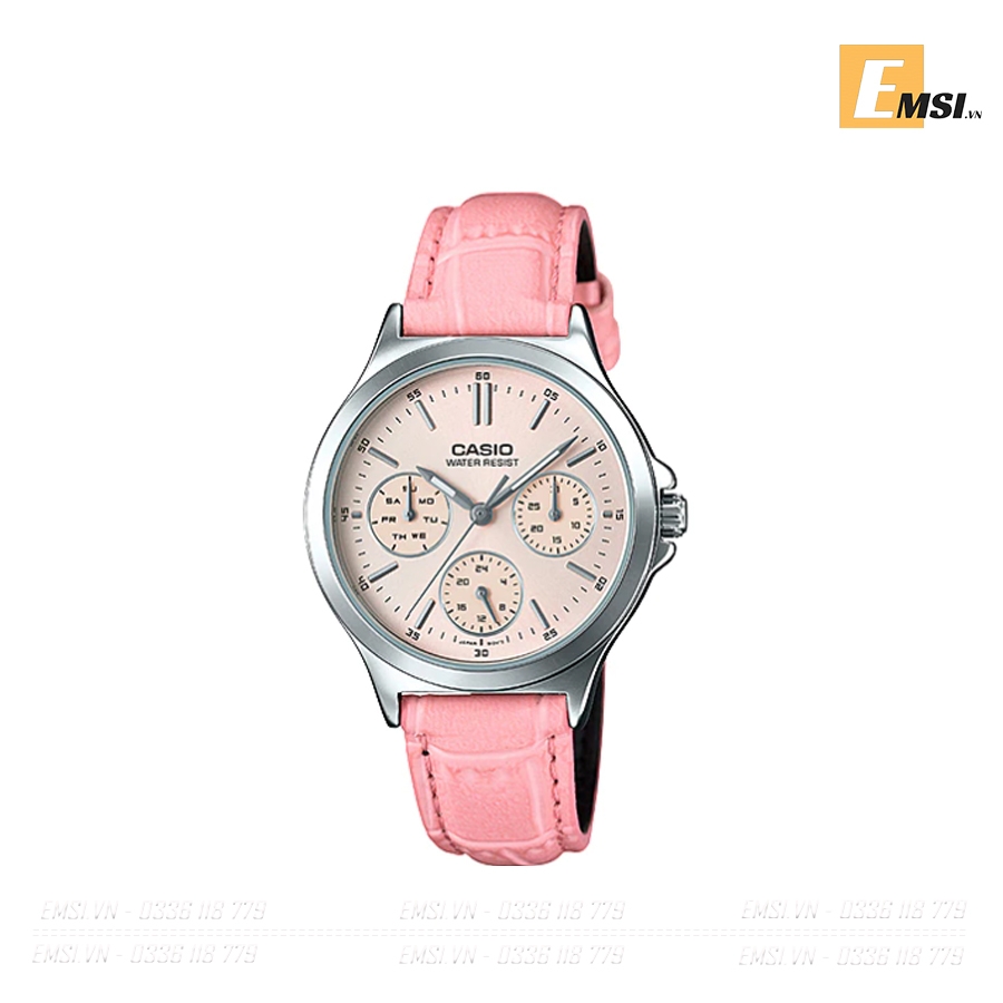 Casio LTP-V300L-4A - Đồng Hồ Nữ - Pin - Quartz - Size Mặt 33mm - Kính Khoáng - Dây Da - Chống Nước 3ATM - Bảo Hành 5 Năm