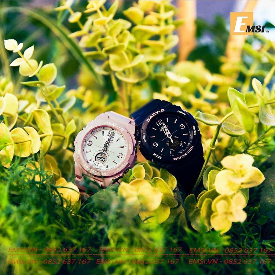 Đồng Hồ Casio Baby G BGA-260SC-1A - Nữ - Dây Nhựa Màu Đen - Chống Nước 100M