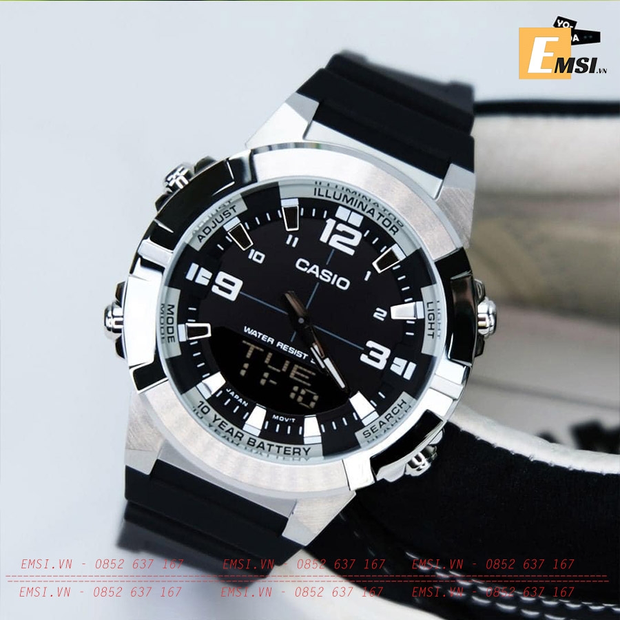 AMW-870-1AV | Dây Nhựa | Pin 10 Năm | Chống Nước WR50M