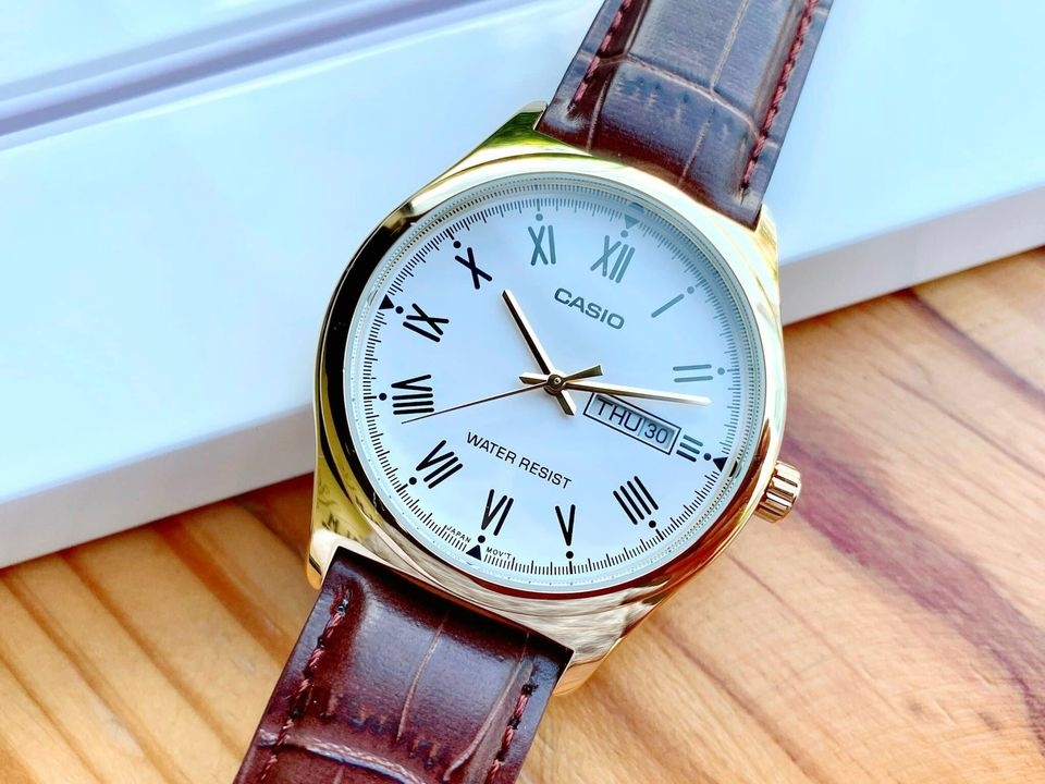 Casio MTP-V006GL-7BUDF - Đồng Hồ Nam - Pin / Quartz - Kính Khoáng - Size Mặt 38mm - Bảo Hành 5 Năm - Chính Hãng