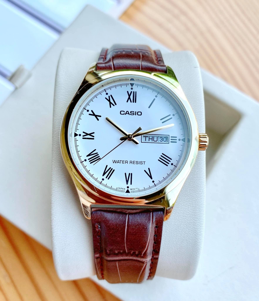 Casio MTP-V006GL-7BUDF - Đồng Hồ Nam - Pin / Quartz - Kính Khoáng - Size Mặt 38mm - Bảo Hành 5 Năm - Chính Hãng