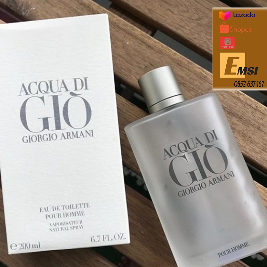Nước hoa Nam Giorgio Armani Acqua Di Gio Pour Homme For Men 200ml