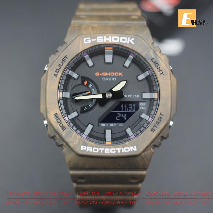 Đồng hồ Casio G-Shock Nam GA-2100FR-5A ( Casio 45.4mm ) - Chính Hãng Emsi.vn