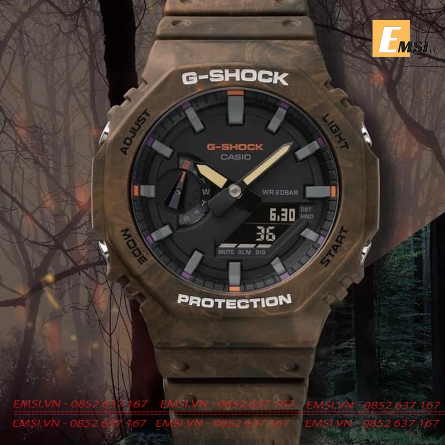 Đồng hồ Casio G-Shock Nam GA-2100FR-5A ( Casio 45.4mm ) - Chính Hãng Emsi.vn