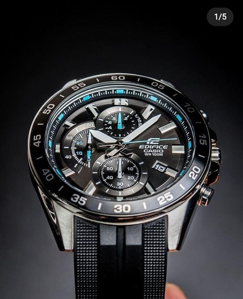 Casio Edifice EFV-550P-1AVUDF - Đồng Hồ Nam - Pin / Quartz - Kính Khoáng - Size Mặt 47mm - Bảo Hành 5 Năm - Chính Hãng