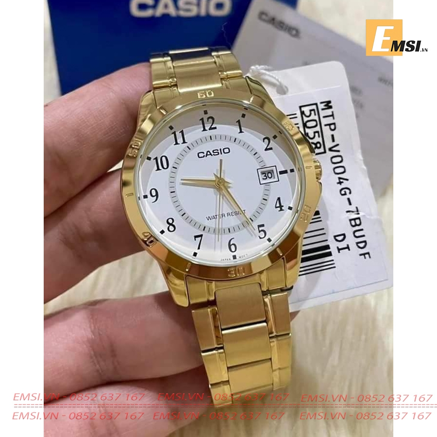 Casio MTP-V004G-7B - Đồng Hồ Nam - Pin / Quartz - Kính Khoáng - Size Mặt 41.5mm EMSI.VN