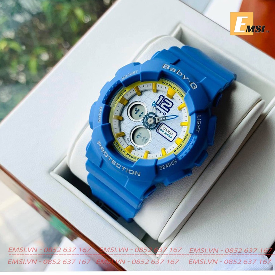 Baby-G BA-120-2B - Đồng Hồ Nữ - Điện Tử - Kính Khoáng - Size Mặt 43.5mm EMSI.VN