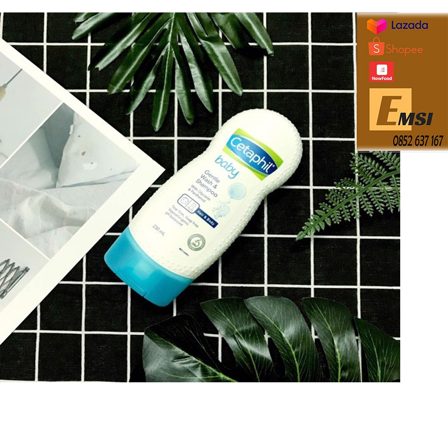 Sữa Tắm Gội Toàn Thân 2 in 1 Cho Bé Cetaphil Baby 230ml