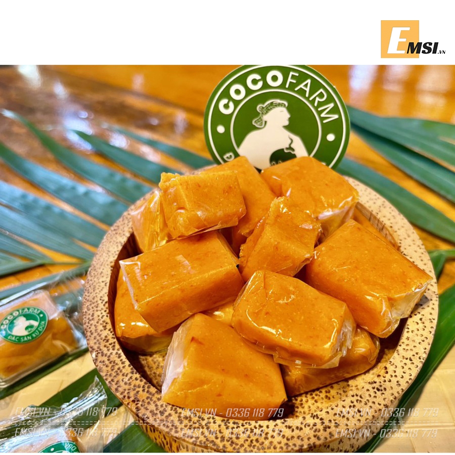 Đặc sản: Kẹo Dừa Sáp Cocofarm đủ vị 300gram