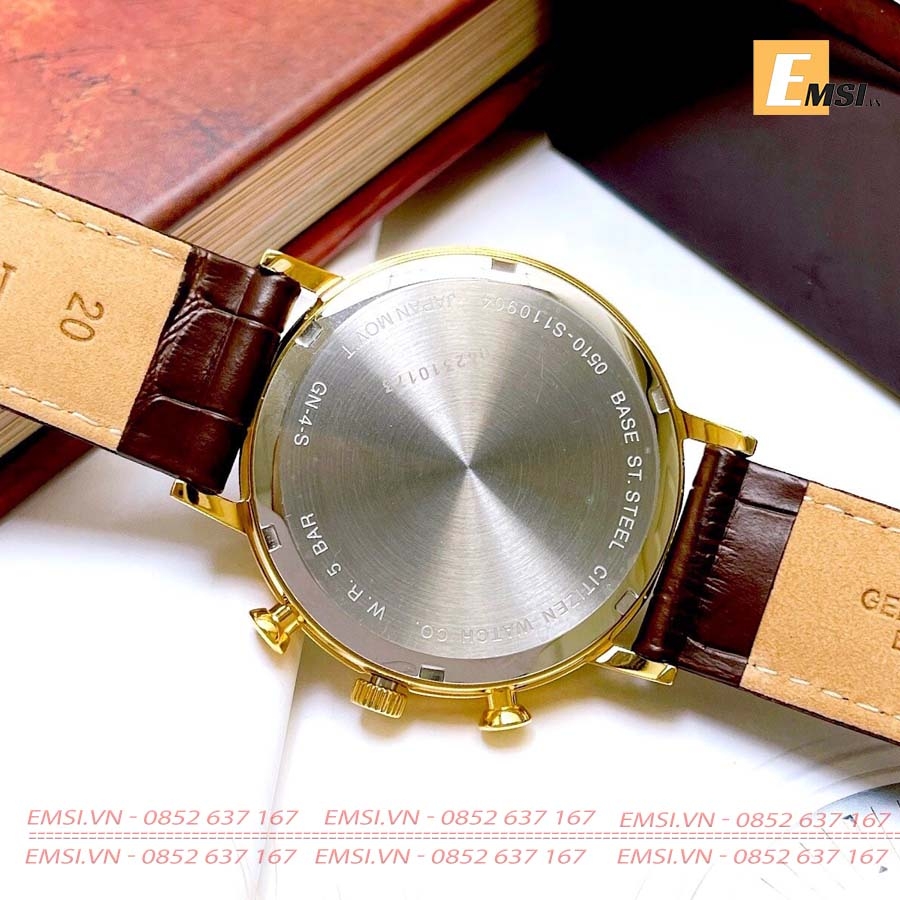 Citizen AN3612-09P - Đồng Hồ Nam - Pin/Quartz - Kính Khoáng - Size Mặt 41mm EMSI.VN