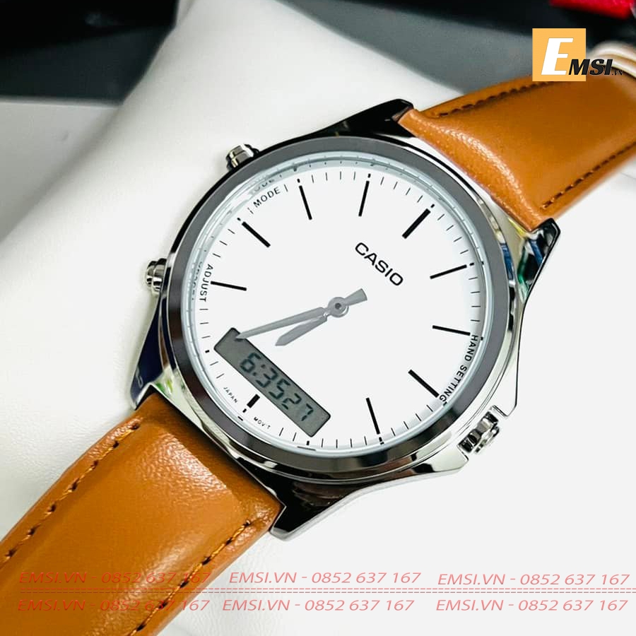 CASIO MTP-VC01L-7EUDF - Đồng Hồ Nam - Pin/Quartz - Size Mặt 41mm - Kính Khoáng EMSI.VN