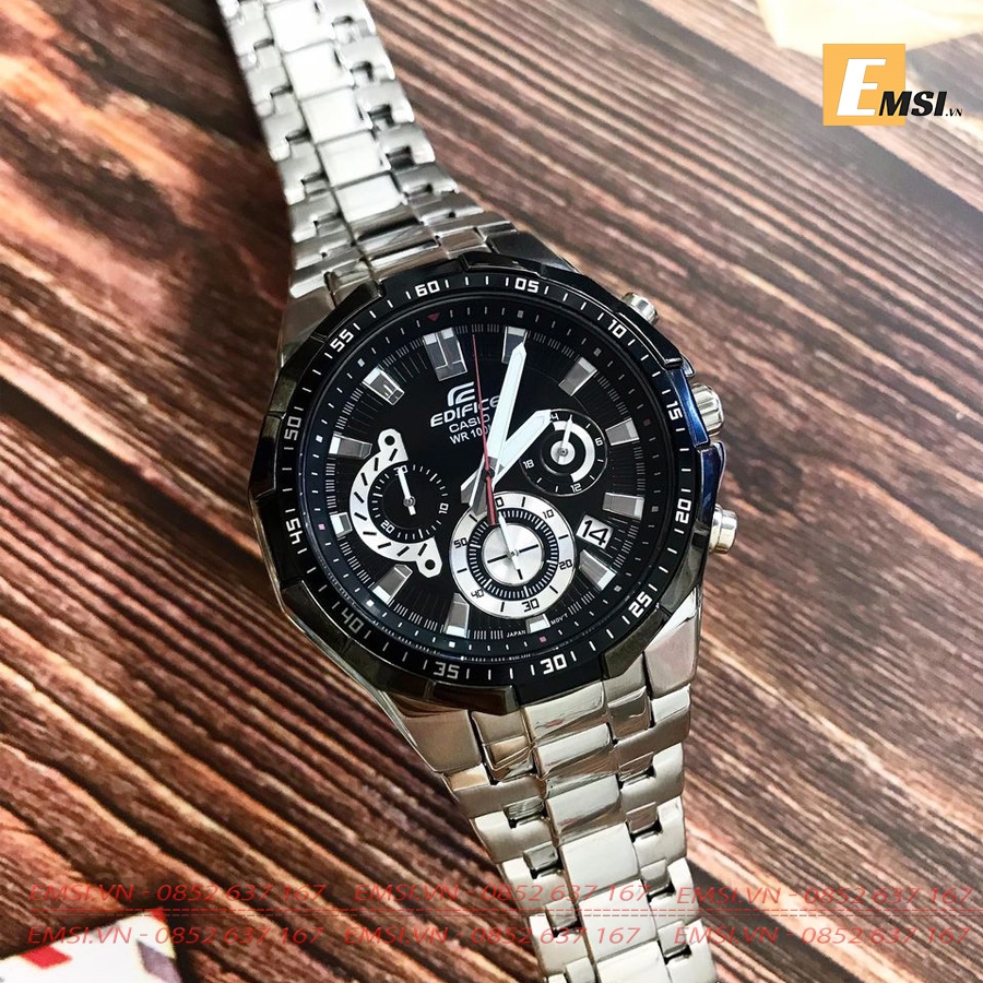 Casio Edifice EFR-554D-1A - Đồng Hồ Nam - Pin / Quartz - Kính Khoáng - Size Mặt 47mm EMSI.VN