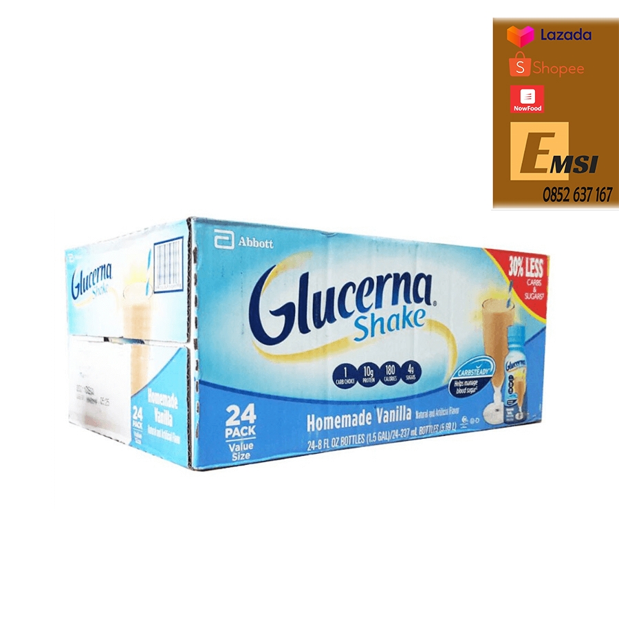 Sữa Glucerna Nước Dành Cho Người Tiểu Đường Của Mỹ thùng 24 chai
