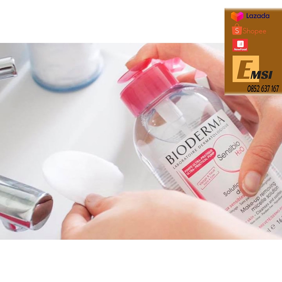 Nước Tẩy Trang Bioderma Crealine Hồng 850ml