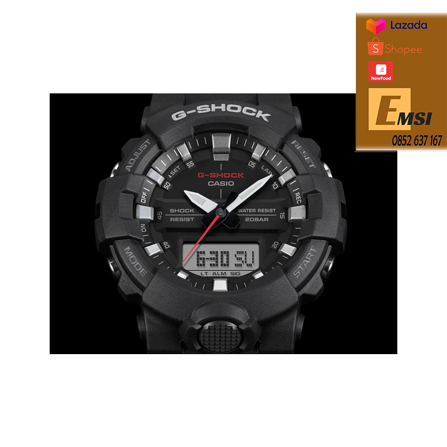 Đồng hồ Casio G-Shock Nam GA-800-1A