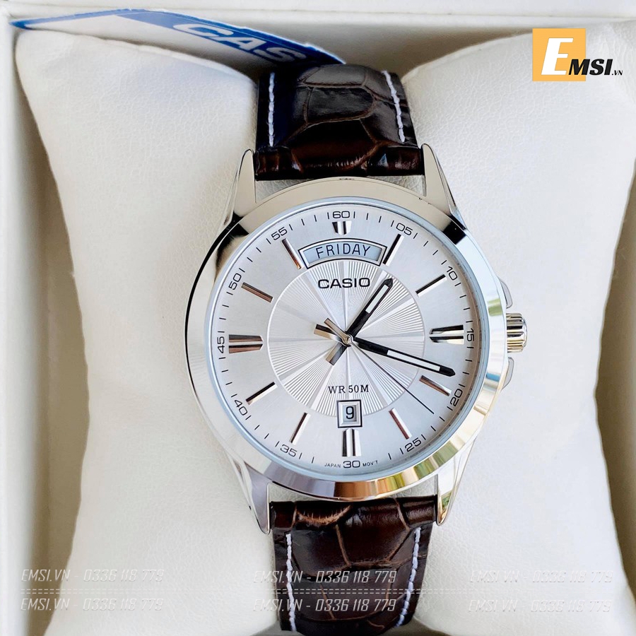 Đồng hồ Casio Nam MTP-1381L-7A - Emsi.vn - chính hãng 100%