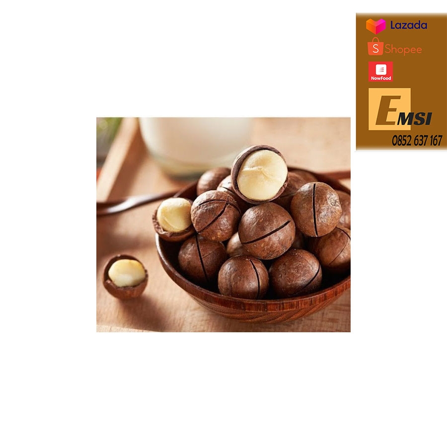 Hạt macca sấy khô nguyên vỏ Mourad’s 500g của Úc