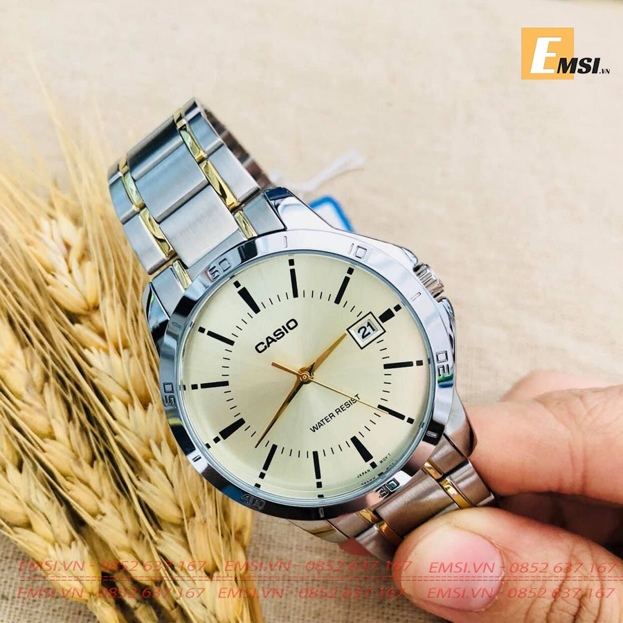 Casio MTP-V004SG-9A - Đồng Hồ Nam - Pin/Quartz - Kính Khoáng - Size Mặt 41.5mm EMSI.VN