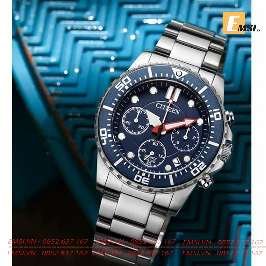 Citizen AI5001-81L - Đồng Hồ Nam - Pin / Quartz - Kính Khoáng - Size Mặt 43mm EMSI.VN