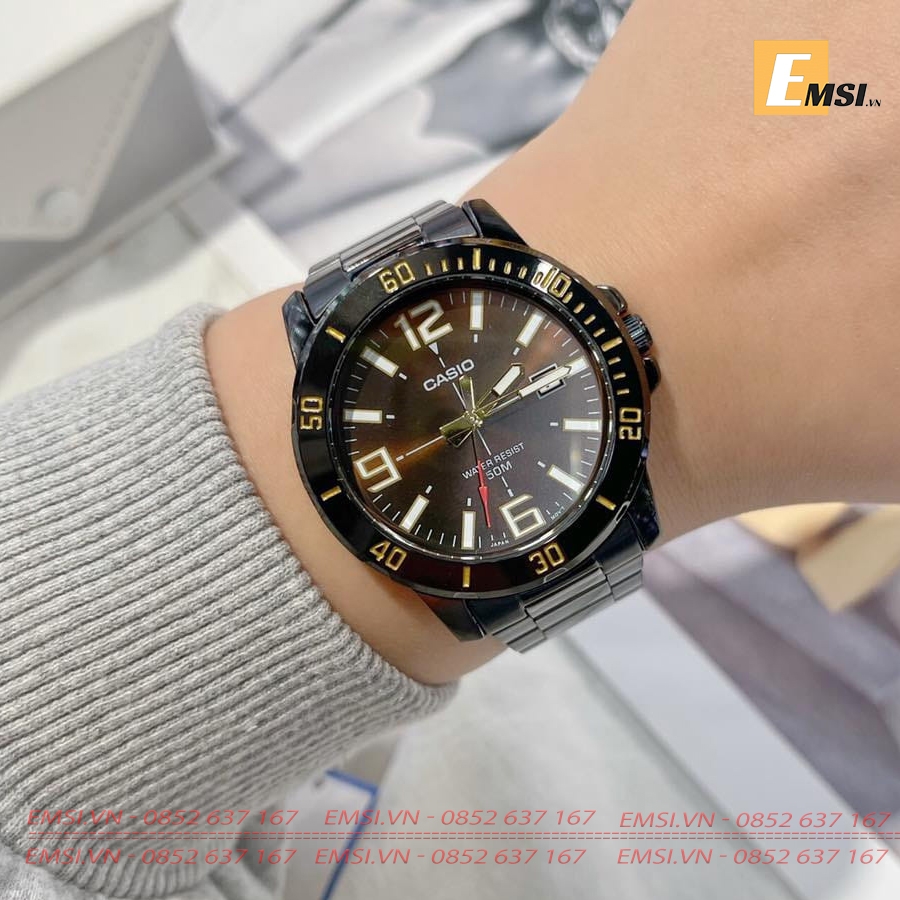 Casio MTP-VD01B-5B - Đồng Hồ Nam - Pin / Quartz - Kính Khoáng - Size Mặt 45mm EMSI.VN