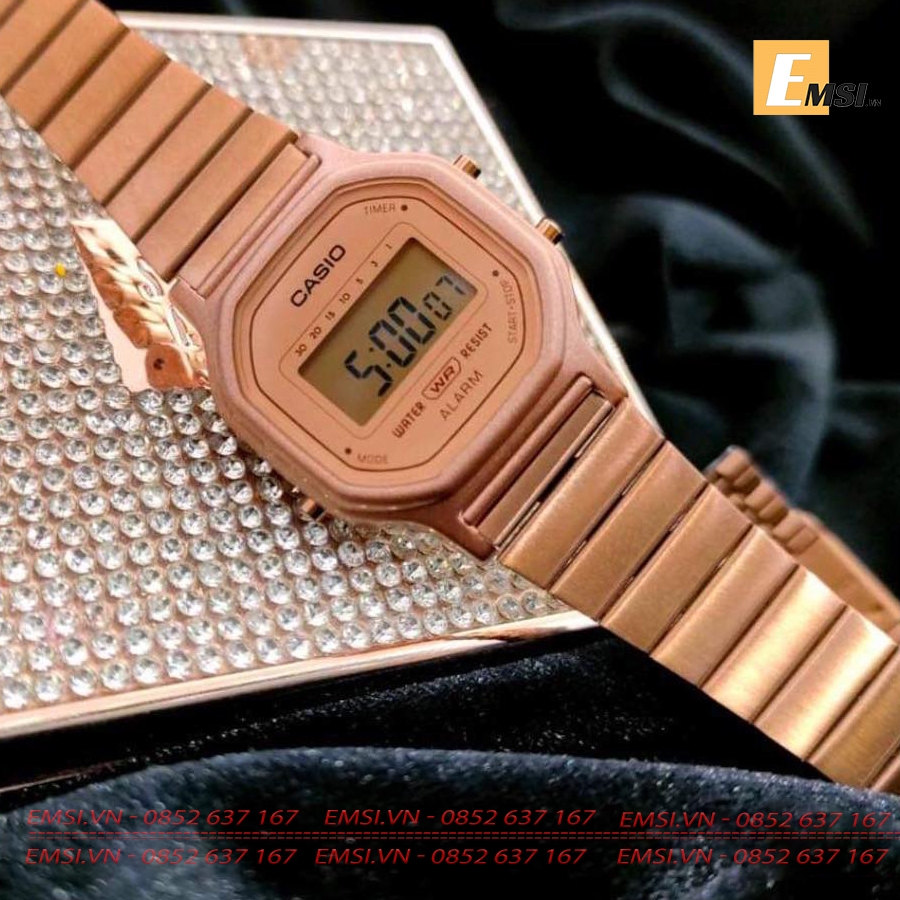 Casio -LA-11WR-5ADF- Đồng Hồ Nữ - Điện Tử - Kính Nhựa - Size Mặt 25.5mm EMSI.VN