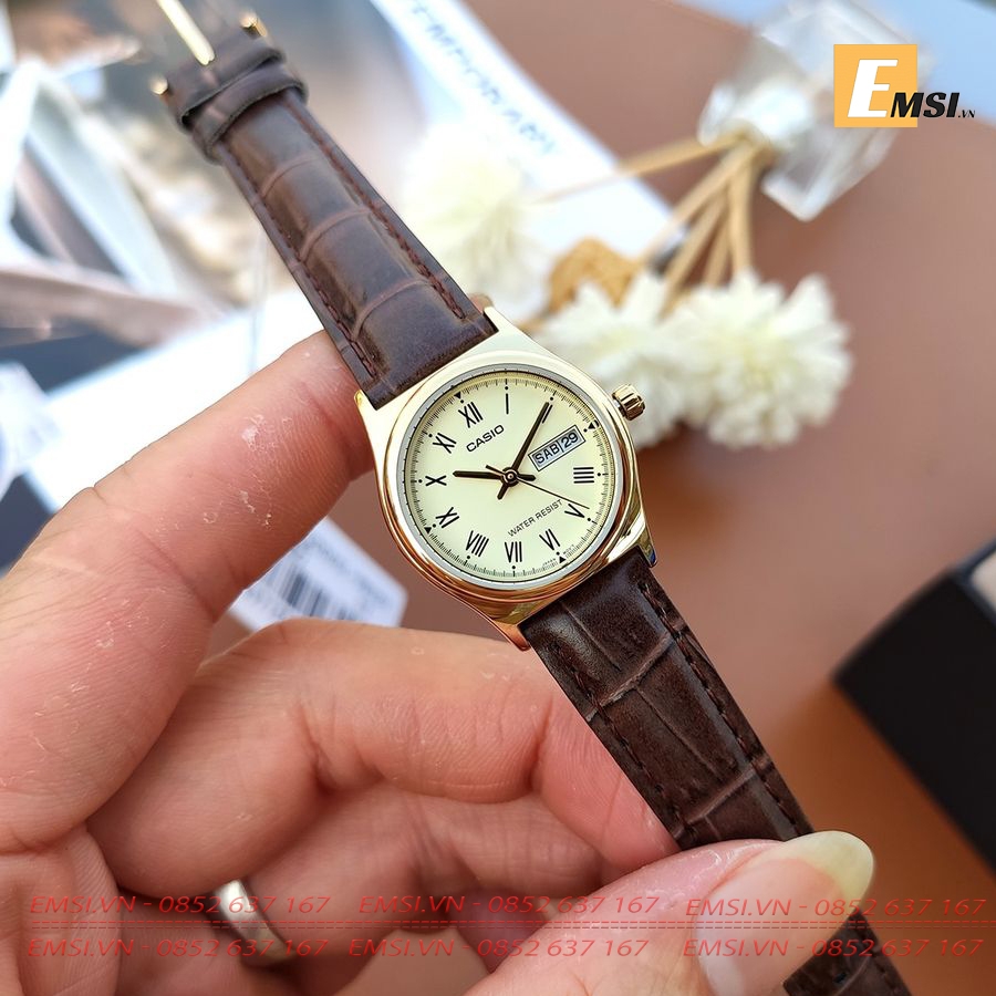 Casio LTP-V006GL-9B - Đồng Hồ Nữ - Pin/Quartz - Kính Khoáng - Size Mặt 25mm EMSI.VN