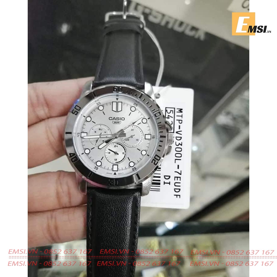 Casio MTP-VD300L-7EUDF - Đồng Hồ Nam - Pin/Quartz - Kính Khoáng - Size Mặt 45mm EMSI.VN