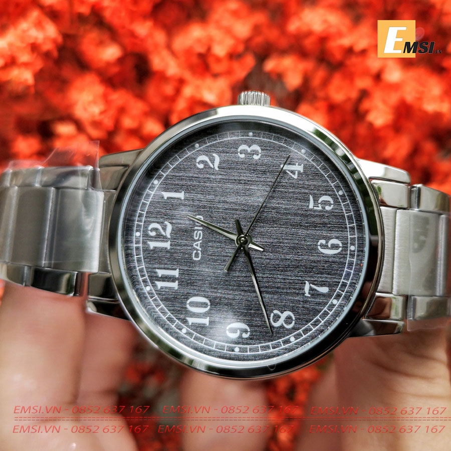 Casio MTP-E145D-1BDF - Đồng Hồ Nam - Pin/Quartz - Size Mặt 40mm - Kính Khoáng EMSI.VN