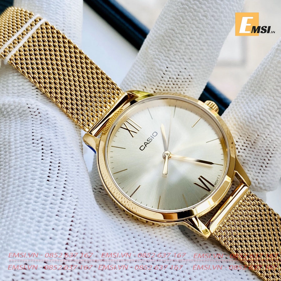 Casio LTP-E157MG-9ADF - Đồng hồ nữ - Đồng hồ Quartz - Kính khoáng - Size mặt 32mm EMSI.VN