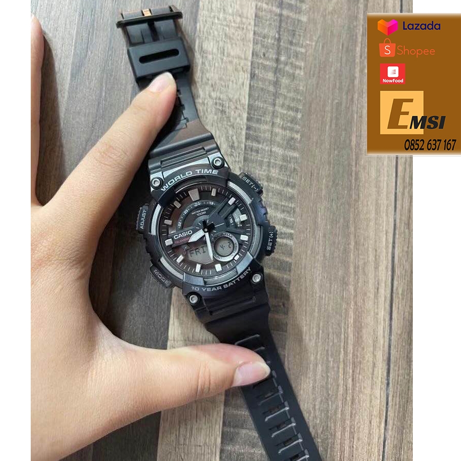 Đồng hồ Casio Nam AEQ-110W-1A - Emsi.vn