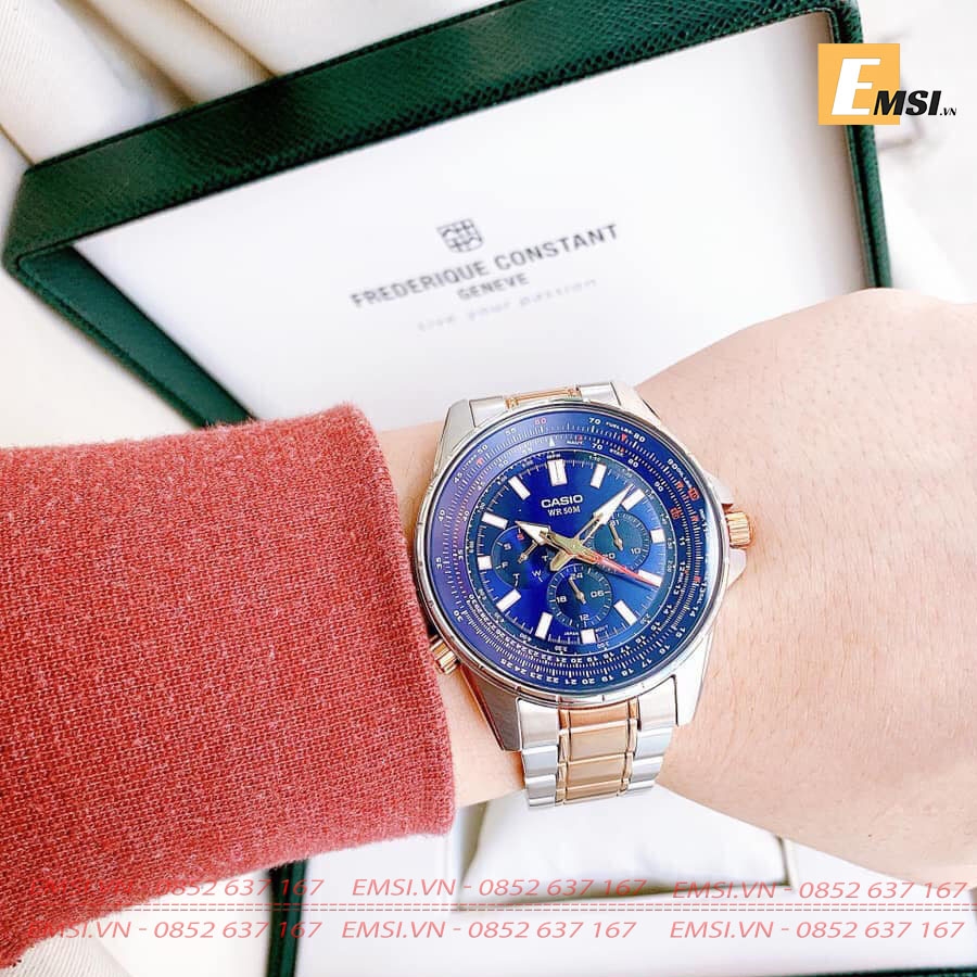 Casio MTP-SW320RG-2A - Đồng Hồ Nam - Pin/Quartz - Kính Khoáng - Size Mặt 47mm EMSI.VN