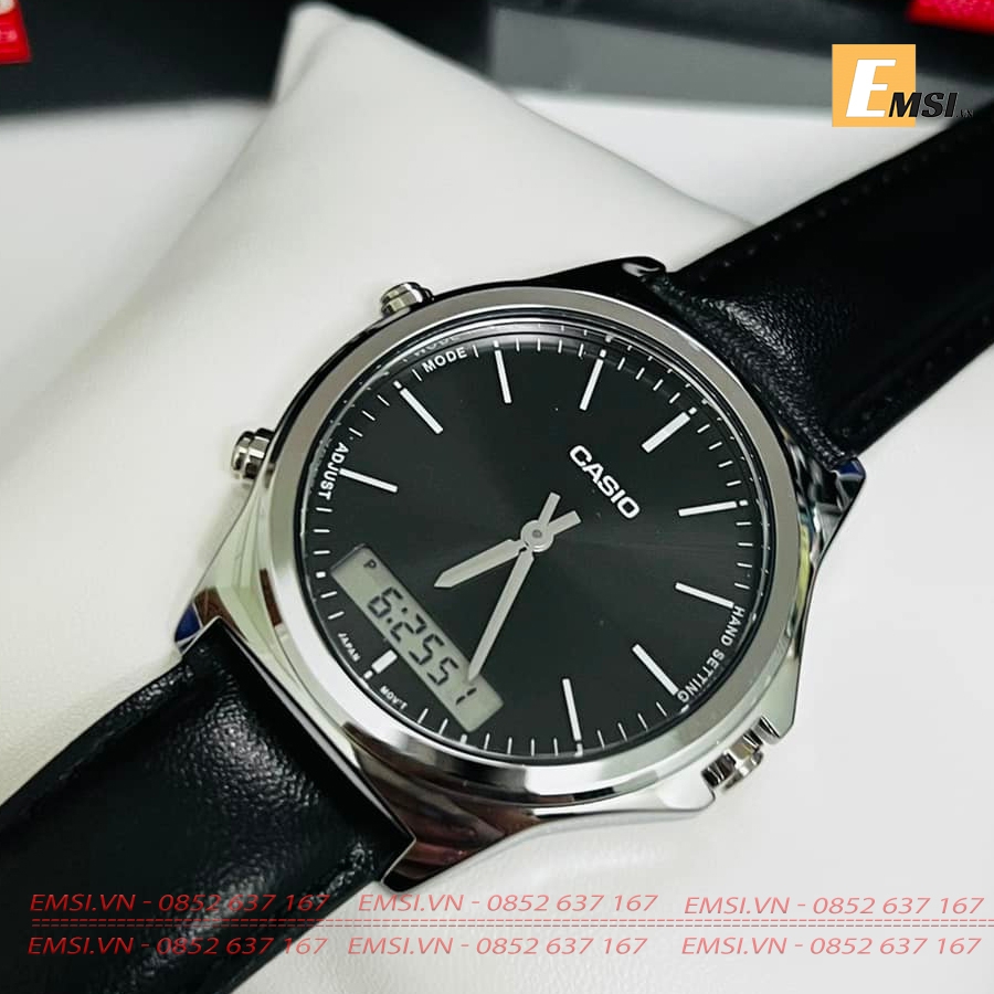 Casio MTP-VC01L-1EUDF - Đồng Hồ Nam - Pin/Quartz - Size Mặt 41.6mm - Kính Khoáng EMSI.VN