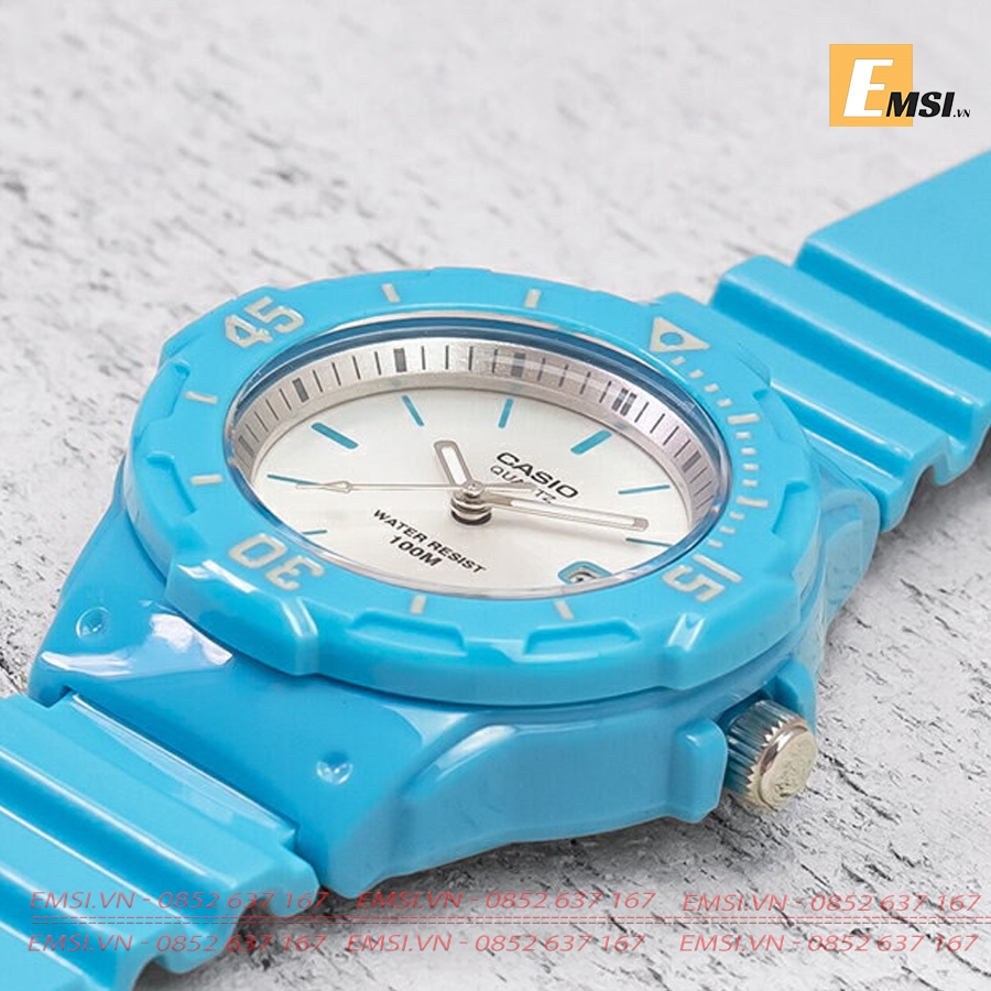 Casio LRW-200H-2E3 - Đồng Hồ Trẻ Em - Pin/Quartz - Size Mặt 34mm - Kính Nhựa EMSI.VN