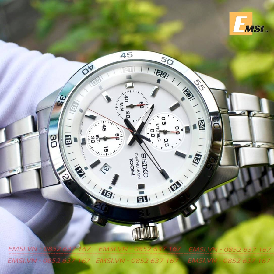 Seiko SKS637P1 - Đồng Hồ Nam - Pin / Quartz - Kính Khoáng - Size Mặt 43mm EMSI.VN