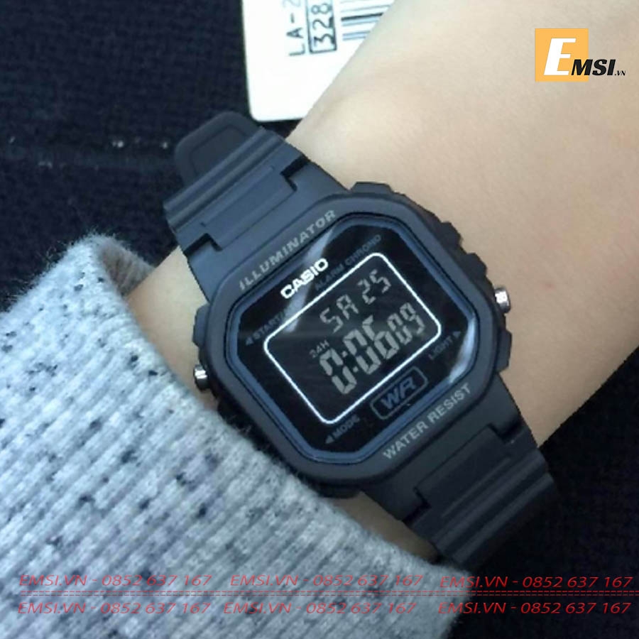 Casio LA-20WH-1BDF - Đồng Hồ Trẻ Em - Điện Tử - Kính Nhựa - Size Mặt 30.3mm EMSI.VN