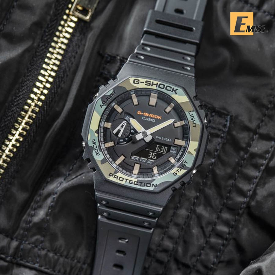 G-Shock GA-2100SU-1A - Đồng Hồ Nam - Điện Tử - Kính Khoáng - Size Mặt 45.4mm - Bảo Hành 5 Năm - Chính Hãng - Emsi.vn