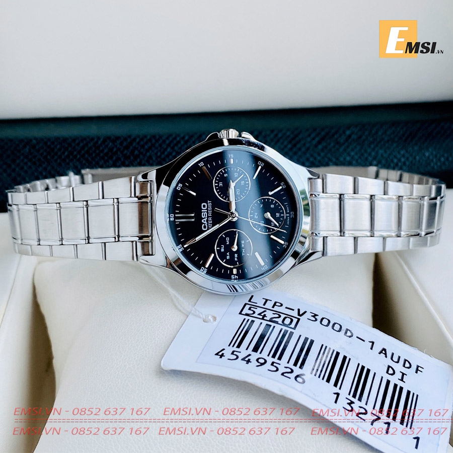 Casio LTP-V300D-1A - Đồng Hồ Nữ - Pin/Quartz - Kính Khoáng - Size Mặt 33.2mm EMSI.VN