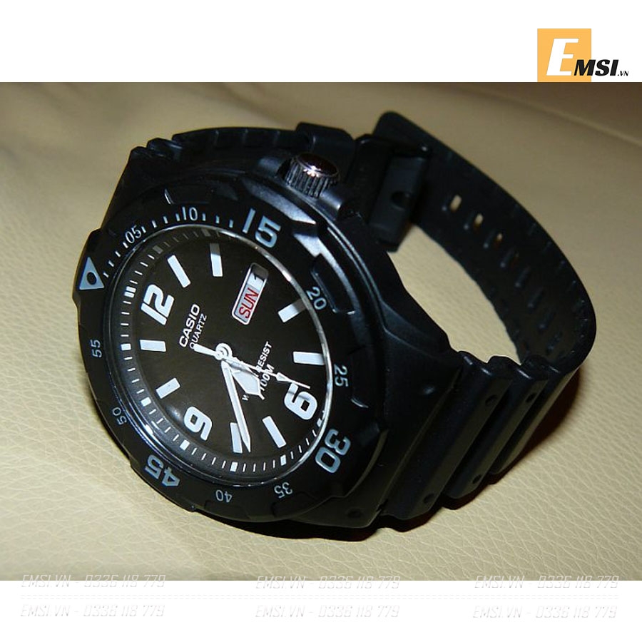 Casio MRW-200H-1B2VDF - Đồng Hồ Nam - Pin / Quartz - Kính Nhựa - Size Mặt 44.5mm - Bảo Hành 5 Năm - Chính Hãng