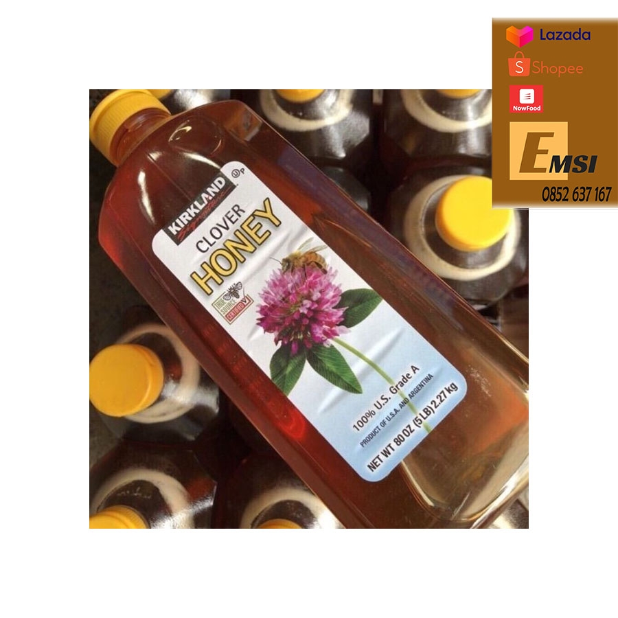 Mật ong Kirkland Clover Honey 2.27kg - Mật ong nguyên chất Mỹ